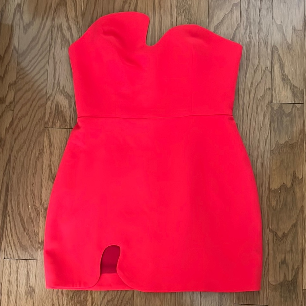 Amanda Uprichard Red Mini Dress